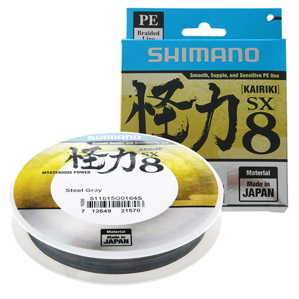 Shimano Kairiki SX8, 2700m, Steel Grey, 8x Braided Fishing
