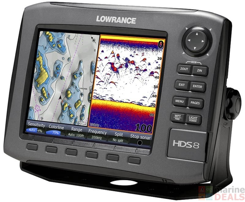 Buy Lowrance HDS-8 Gen 2 Fishfinder and GPS Chartplotter Combo online ...