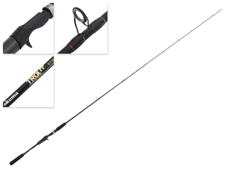 Buy Okuma Trout Stik Jigging Rod with Light Trigger Grip 6ft 6in 3-6kg 1pc  online at